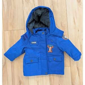 Vintage Y2K Disney Tigger Blue Winter Jacket